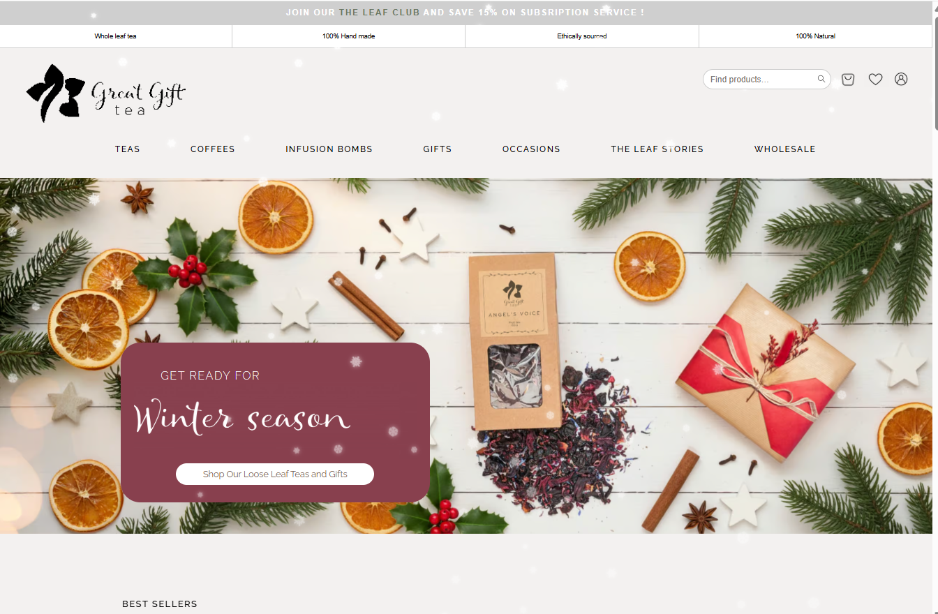 GreatGiftTea screenshot