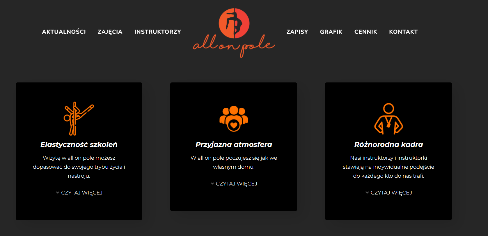 allonpole.pl website screenshot