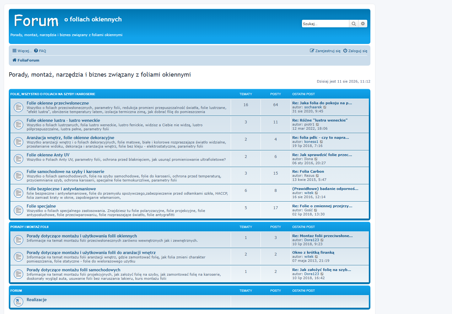 forumfolieokienne.pl forum screenshot